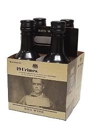 19 Crimes Red Blend 4pk 187ml