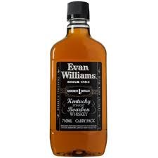 Evan Williams Black Label Bourbon Whiskey Plastic 750ml