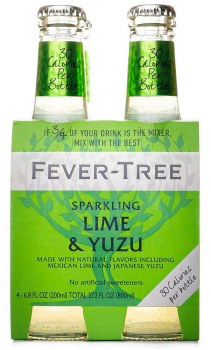 Fever Tree Sparkling Lime & Yuzu Soda 4pk 200ml BTL