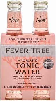 Fever Tree Aromatic Tonic Water 4pk 200ml Btl