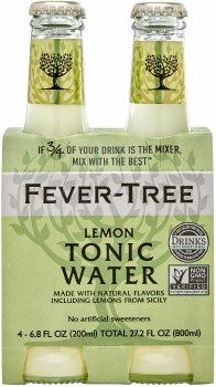 Fever Tree Lemon Tonic Water 4pk 200ml Btl