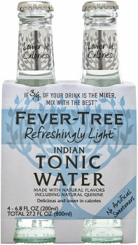 Fever Tree Naturally Light Indian Tonic Water 4pk 200ml Btl