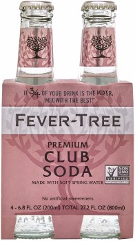 Fever Tree Club Soda  4pk 200ml Btl