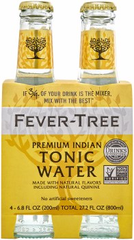 Fever Tree Premium Indian Tonic Water 4pk 200ml Btl