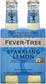 Fever Tree Sparkling Lemon 4pk 200ml Bottle