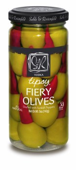 Tipsy Fiery Olives 10oz