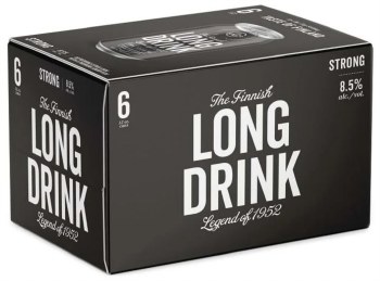 The Finnish Long Drink Strong Citrus 6pk 12oz Can