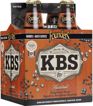 Founders KBS Hazelnut 4pk 12oz Btl