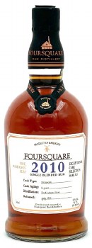 Foursquare 2010 Single Blended Rum 750ml