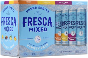 Fresca Mixed Vodka Seltzer Variety Pack 8pk 12oz Can