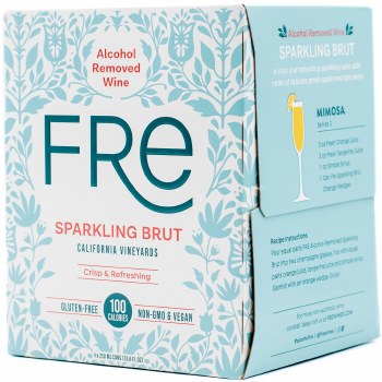 Fre Alcohol Removed Sparkling Brut 4pk 250ml Can