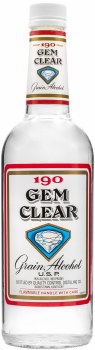 Gem Clear 190 Proof Grain Alcohol 750ml