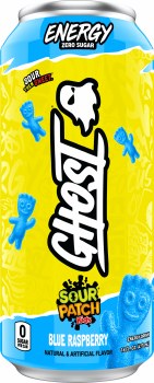 Ghost Energy Sour Patch Kids Blue Raspberry 16oz Can