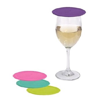 Wine Glass Cover and Coaster (set of 4)