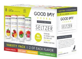 Good Boy Vodka Seltzer Variety Pack 8pk 12oz Can