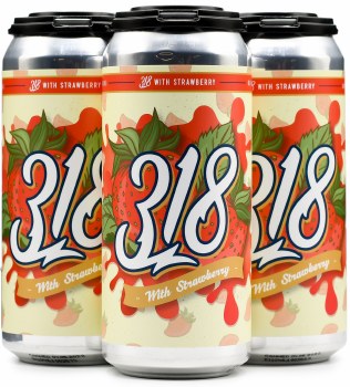 Great Raft 318 Strawberry Golden Ale 4pk 16oz Can