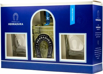 Herradura Silver Tequila Gift Set 750ml