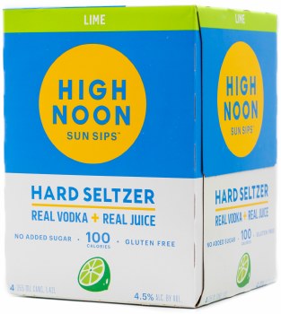 High Noon Lime Hard Seltzer 4pk 12oz Can