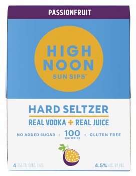 High Noon Passionfruit Hard Seltzer 4pk 12oz Can