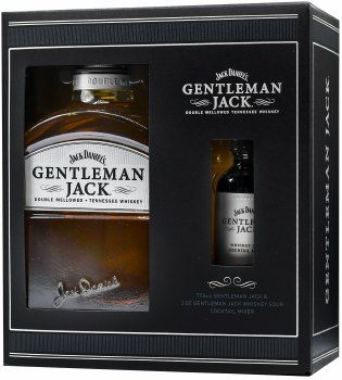 Jack Daniels Gentleman Jack w/ Whiskey Sour Mix Gift Set 750ml