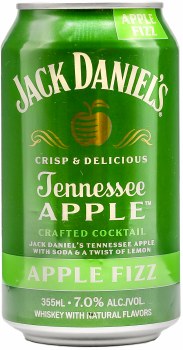 Jack Daniels Tennessee Apple Fiz 12oz Can