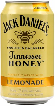 Jack Daniels Tennessee Honey Lemonade 12oz Can