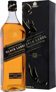 Johnnie Walker Black Label 12 Year Blended Scotch Whisky 1.75L