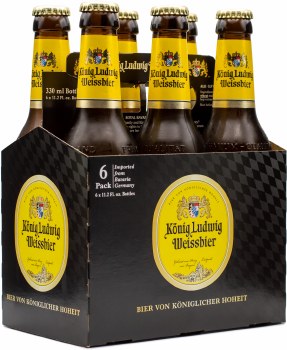 Konig Ludwig Weissbier Hell 6pk 11.2oz Btl