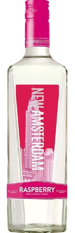 New Amsterdam vodka Raspberry 24pk 35% 200l (085000026137)