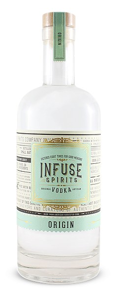 Infuse Spirits Origin Vodka 750ml - Legacy Wine and Spirits