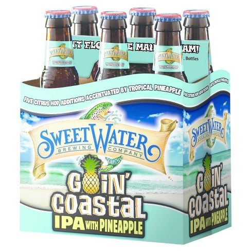 Sweetwater Goin Coastal Ipa With Pineapple 6pk 12oz Btl Legacy Wine And Spirits