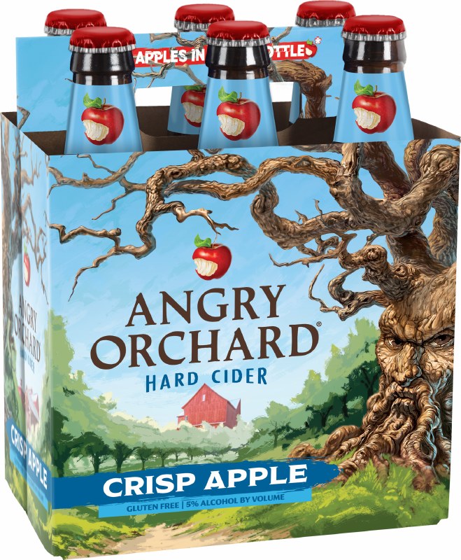 Angry Orchard Crisp Apple 6pk 12oz Btl Legacy Wine and Spirits