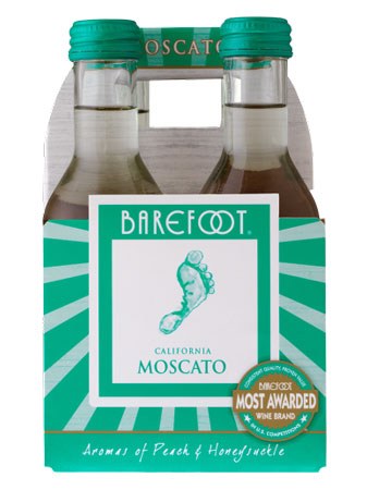Barefoot Moscato 4pk 187ml - Legacy Wine and Spirits