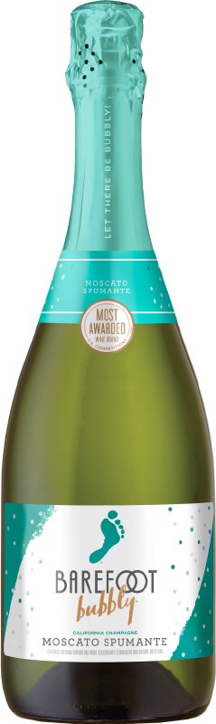 Barefoot Bubbly Moscato Spumante 750ml - Legacy Wine and Spirits