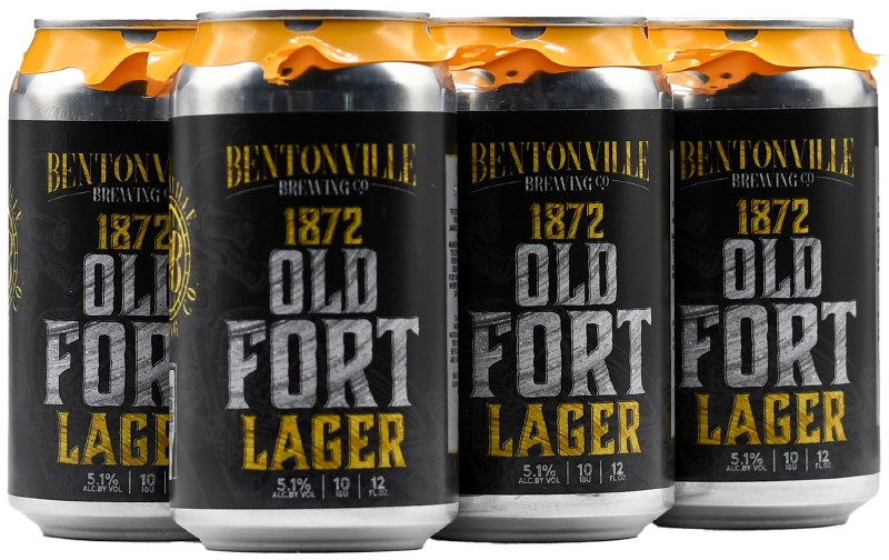 Bentonville Brewing 1872 Old Fort Lager 6pk 12oz Can Legacy Wine and