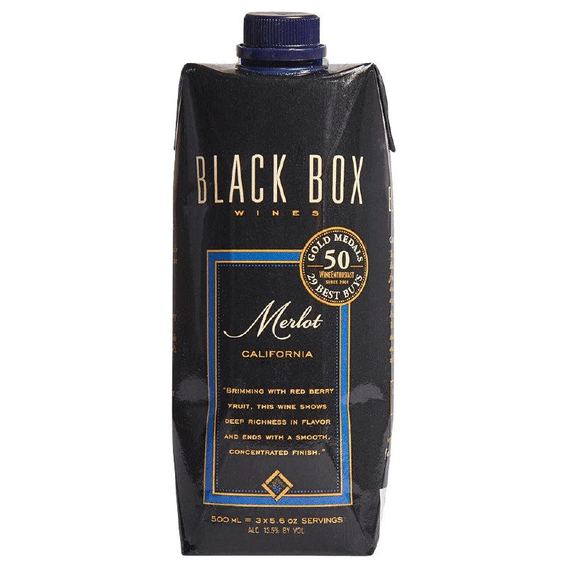 Black Box Merlot 500ml - Legacy Wine and Spirits