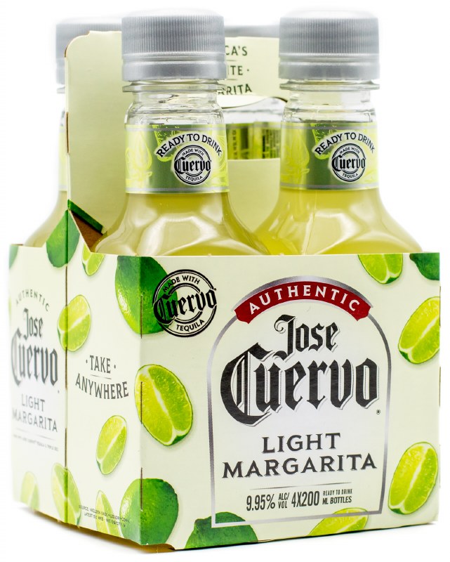 Jose Cuervo Authentic Lime Light Margaritas 4pk 200ml Btl Legacy Wine 