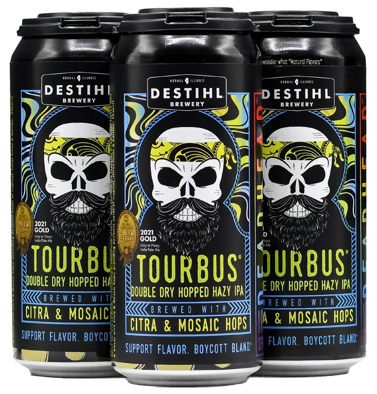 Destihl Deadhead TourBus Hazy IPA 4pk 16oz Can - Legacy Wine and Spirits