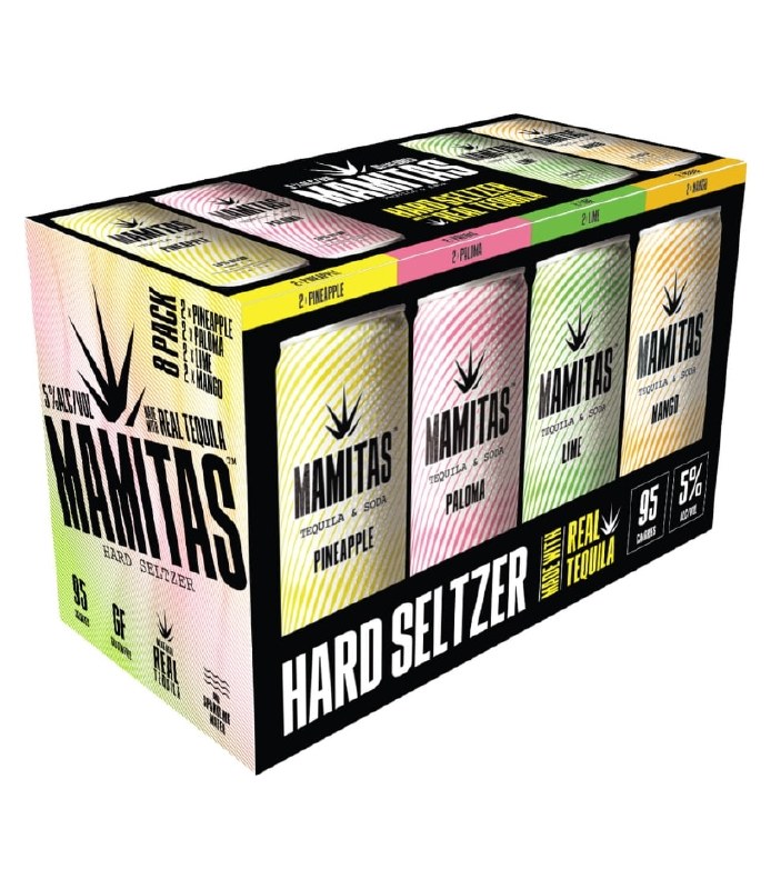 Mamitas Tequila Soda Variety Pack 8pk 12oz Can Legacy Wine and Spirits