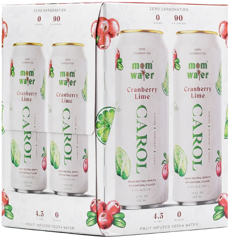 Mom Water Launches Canned Cocktail Holiday Flavor 'Carol' – Craft Spirits  Magazine