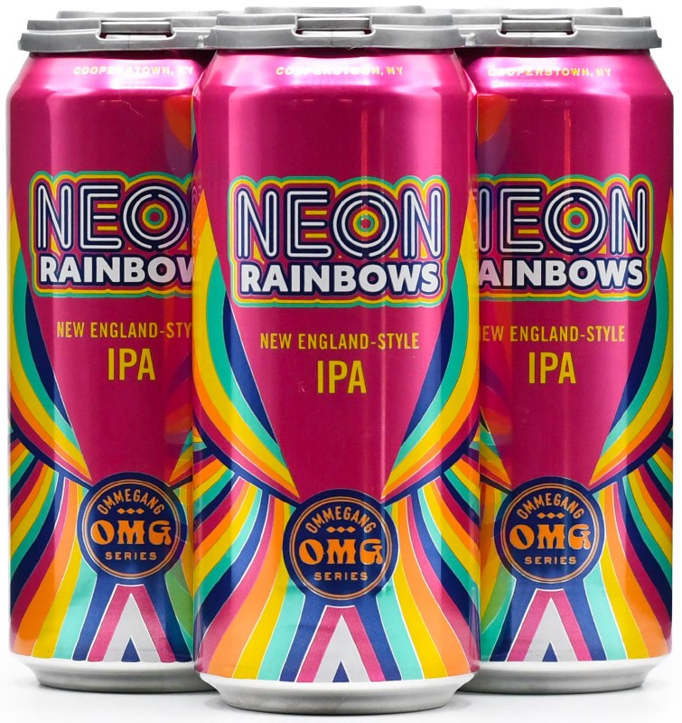 Ommegang Neon Rainbows IPA 4pk 16oz Can - Legacy Wine and Spirits