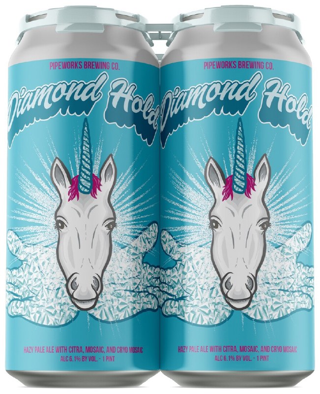 Pipeworks Diamond Hold Hazy Pale 4pk 16oz Can Legacy Wine and Spirits