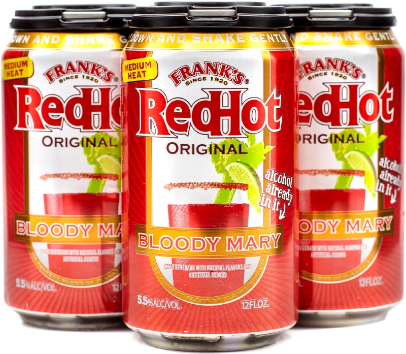 Franks Red Hot Bloody Mary 4pk 12oz Can Legacy Wine And Spirits