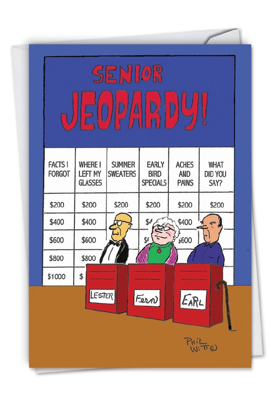 Senior Jeopardy Birthday - Legacy Wine and Spirits