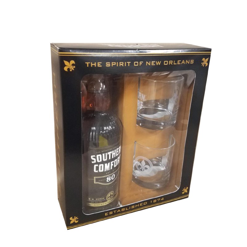 Southern Comfort Original 80 Proof Gift Set 750ml Legacy Wine