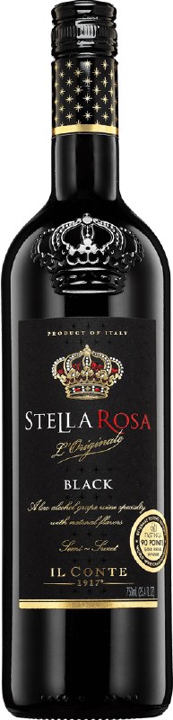 stella black rose wine