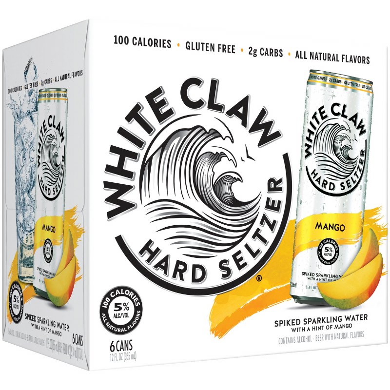 White Claw Mango 6pk 12oz Can - Legacy Wine and Spirits