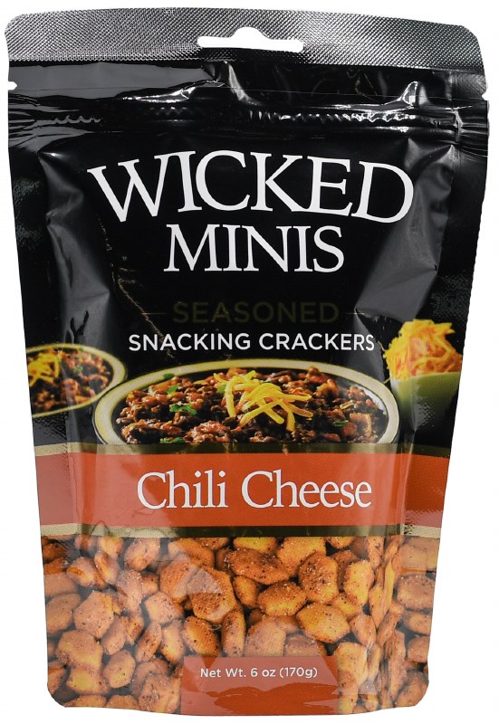 Wicked Minis Chili Cheese Oyster Crackers 6oz Legacy Wine and Spirits
