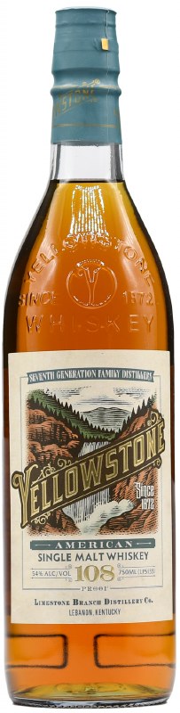 Yellowstone 108 Proof American Single Malt Whiskey 750ml - Legacy Wine ...