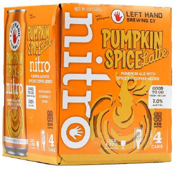 Left Hand Pumpkin Spice Latte Nitro 4pk 16oz Can